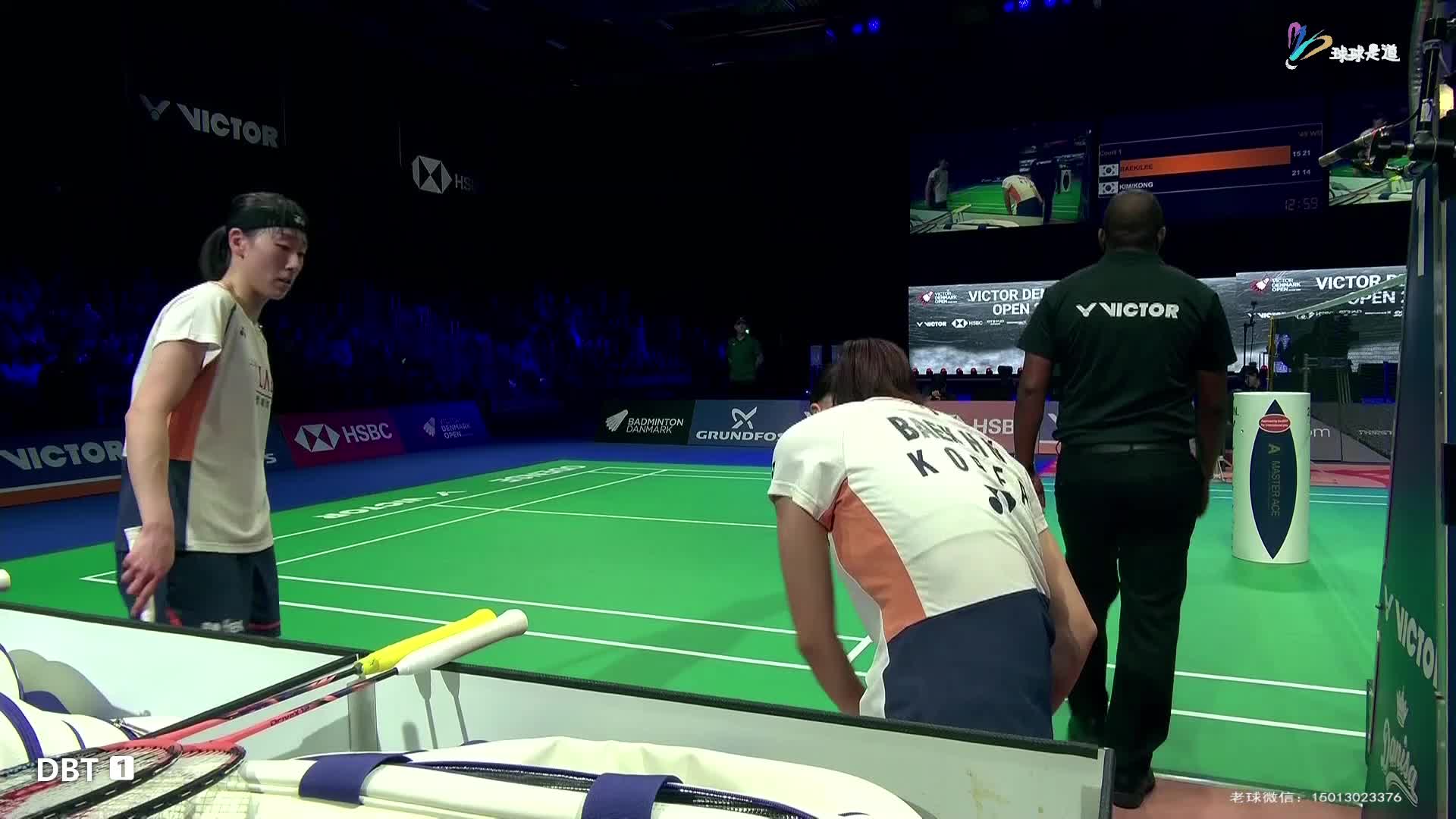 李昭希白荷娜VS孔熙容金慧贞羽毛球公开赛-片段2