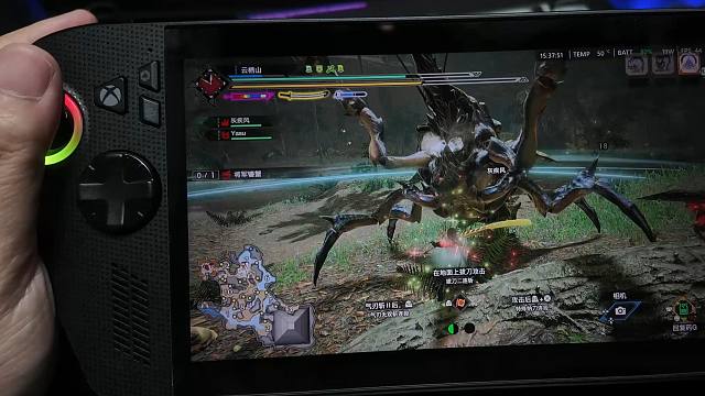 【Rog Xbox掌机到手】先贴膜再开一把《怪猎曙光》