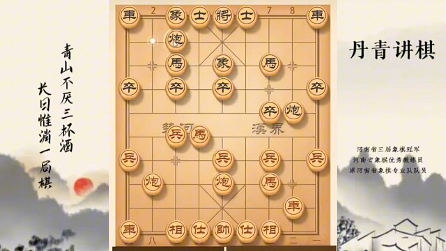 河南省冠军黄丹青讲棋，象棋怎么学，象棋教学，教学讲解破解河头堡垒，系统学习象棋