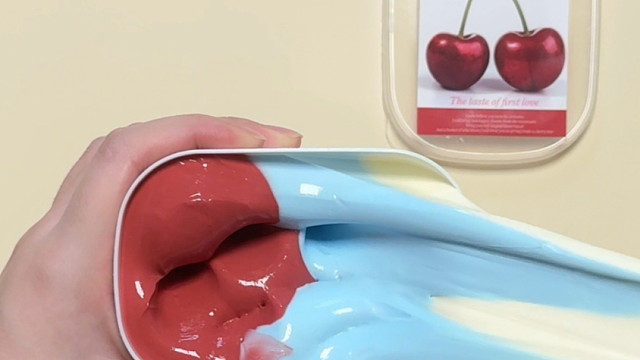 樱桃雪顶三色杯