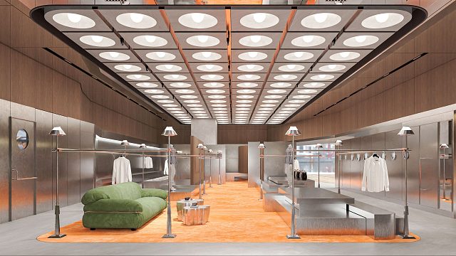 小空间如何做出高级感？新潮锋芒· 男装店原创设计方案丨张文歆学员作品集