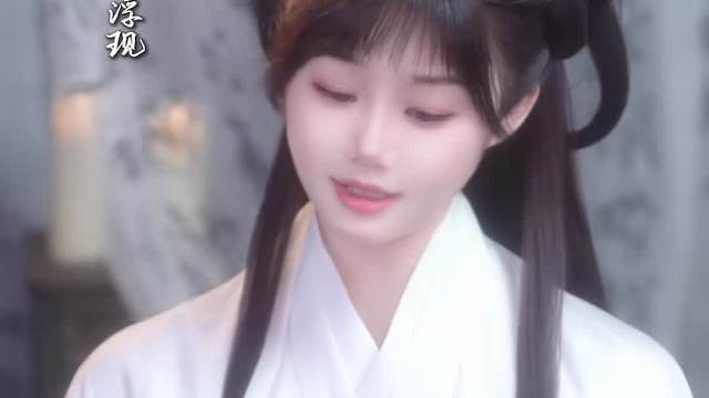 粉丝点的白色汉服馒温柔上线