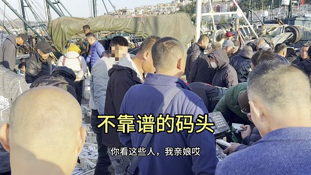 码头上的船回来了，除了预定的海捕大虾没有，其他海鲜还是挺多的