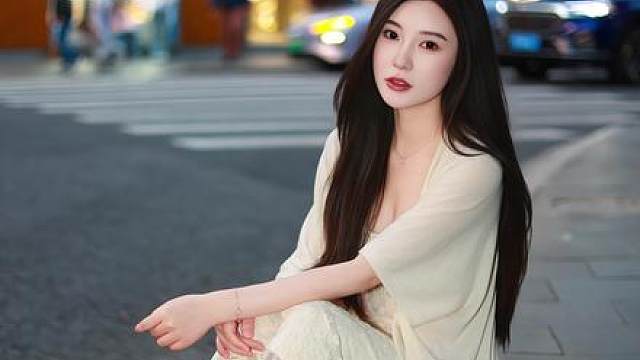 上海街拍彤彤 很美很美的女孩