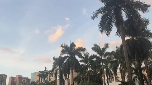 落日余晖映晚霞一抹夕阳美如画