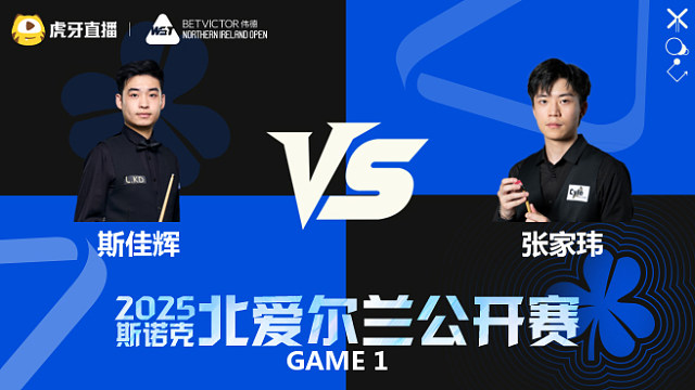 斯佳辉	VS	张家玮	2025斯诺克北爱尔兰公开赛	大侠解说