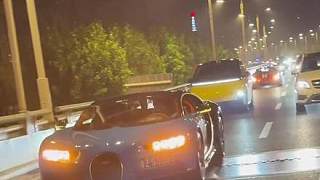 布加迪Chiron最后一碗在武漢出街的場景，一起來欣賞一下組織牛逼！