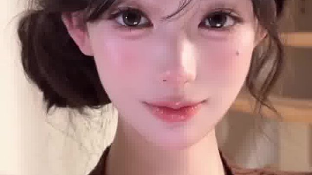 带点魅力的妆容