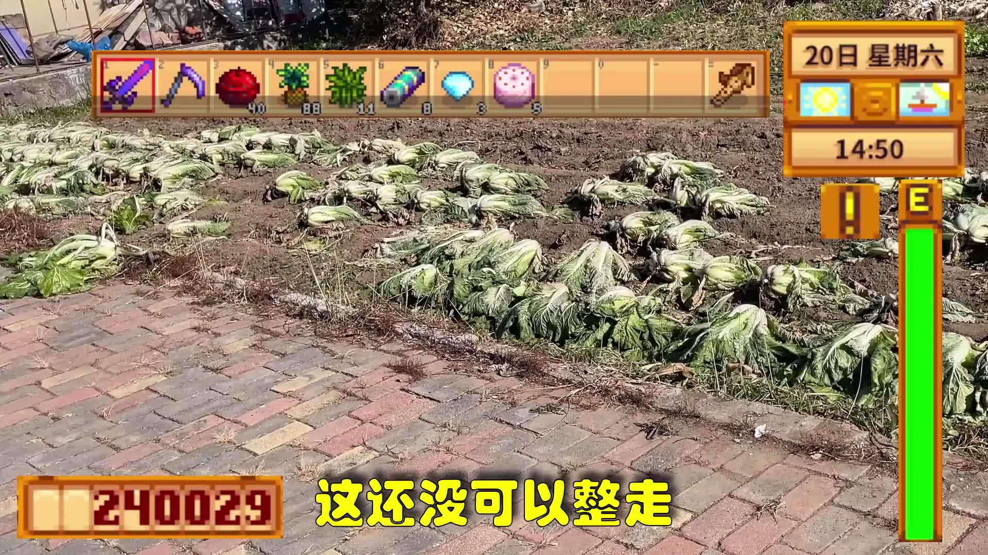 【星露谷物语】凿了一小堆木头！
