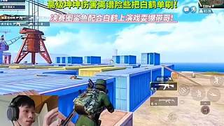 高級(jí)坤坤傷害離譜白鶴差點(diǎn)被單刷！決賽圈鯊魚配合白鶴戲?？噹Ц纾? style=