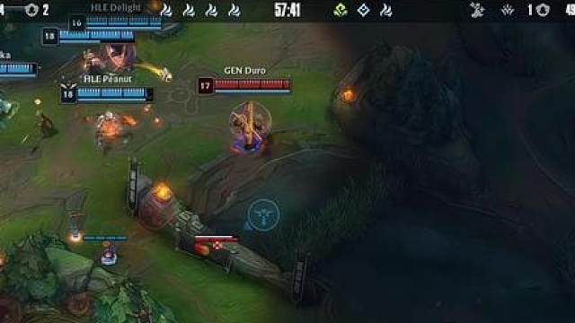 鏖战接近1小时，GEN取得第二局胜利，率先拿到赛点