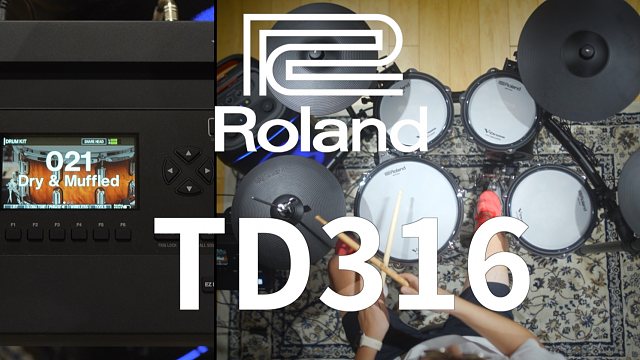 鼓玩 第228期 牙膏挤爆!Roland TD316（V31音源）