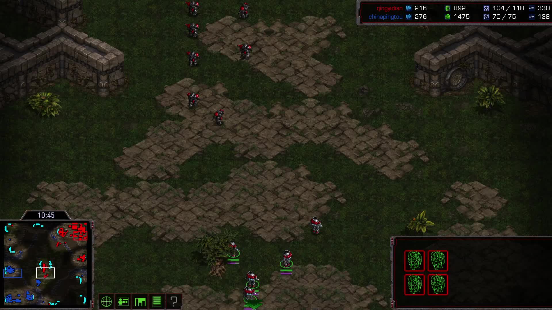 星际老男孩  果本 vs 平头