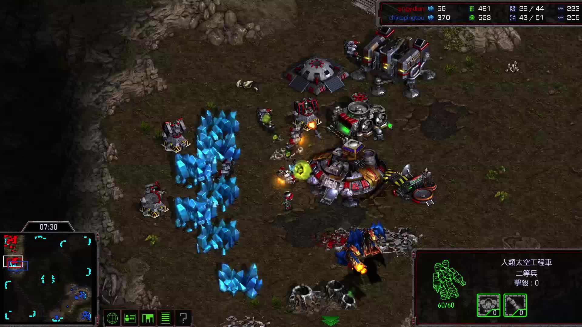 星际老男孩 果本 vs 平头