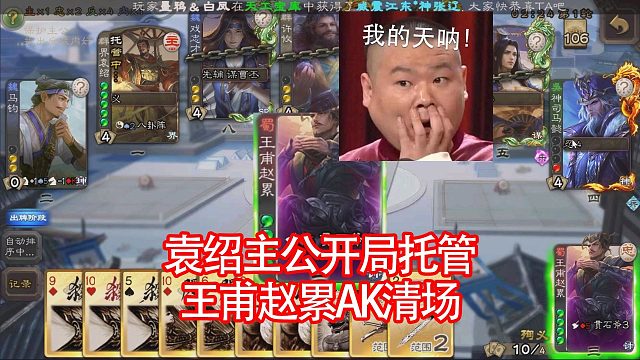 王甫赵累忠AK清场，诸葛瞻忠也能赢啊