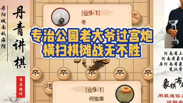 专治公园老大爷过宫炮，横扫棋摊战无不胜！如何快速提升象棋水平系统学棋？如何学习象棋布局、中局、残局？