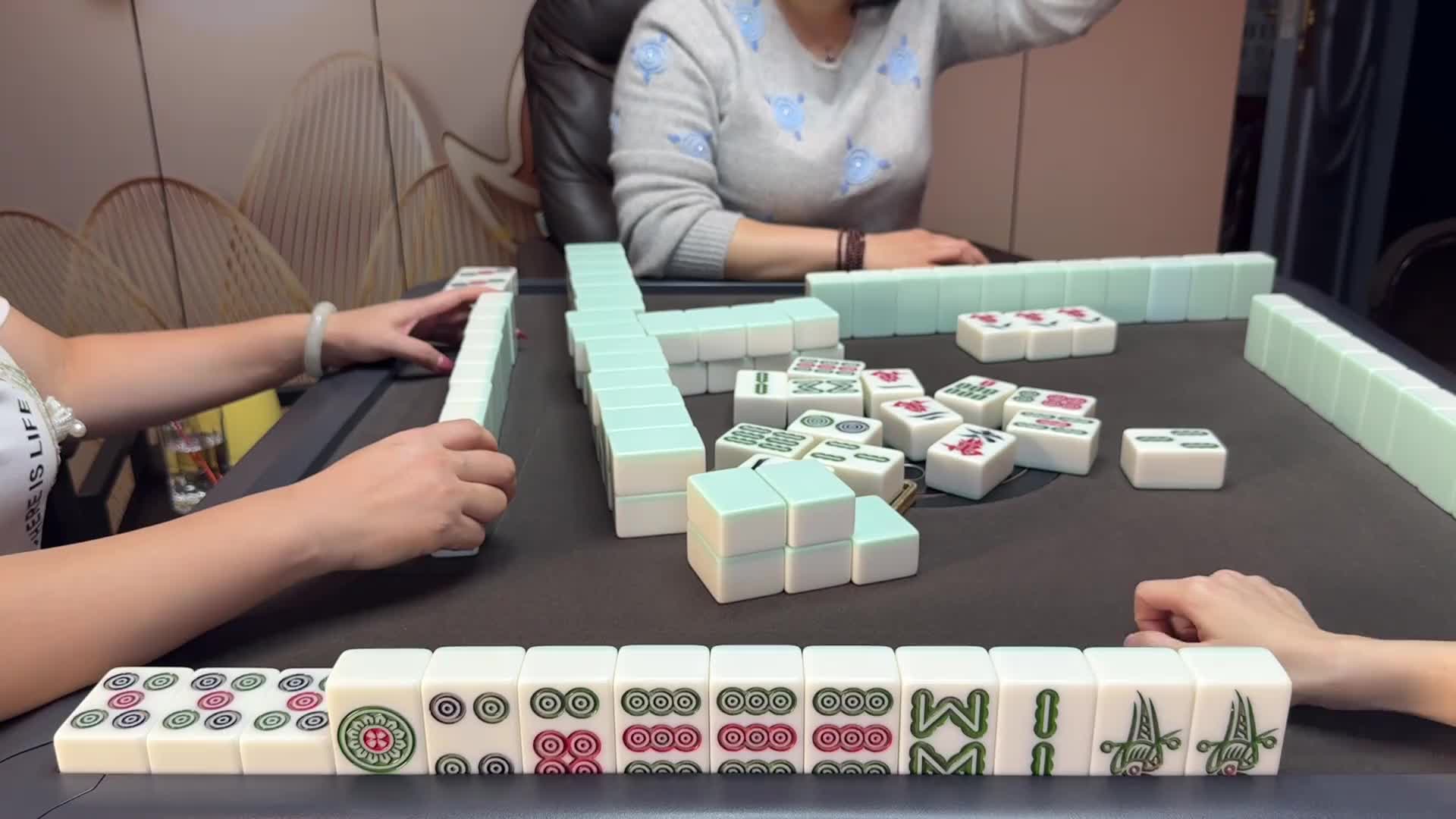 下家清一色双条关全我阻了