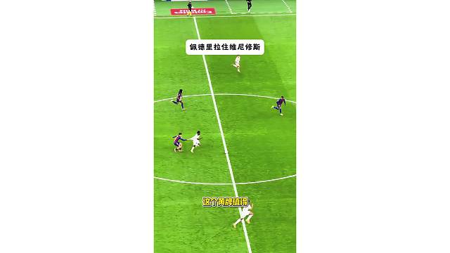 球迷视角欣赏下佩德里拉住维尼修斯不松手，还是友好的拉起小熊