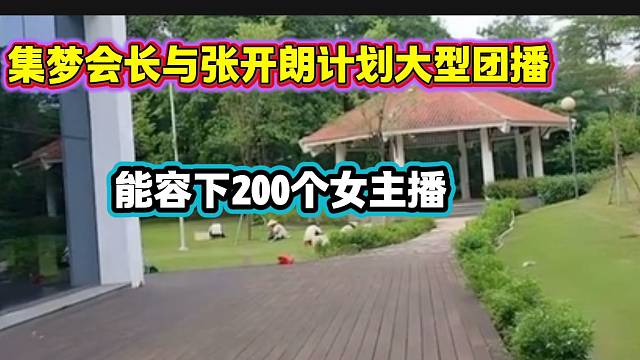 集梦会长与张开朗准备找一个岛做内容，直接容下200个女主播？