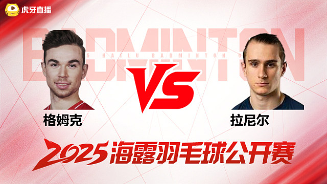 男单 格姆克vs拉尼尔 1/8赛 2025海露羽毛球公开赛 清流