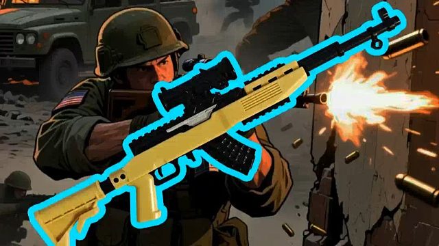 米洛卡卡和平精英枪模盲袋之SKS射手步枪