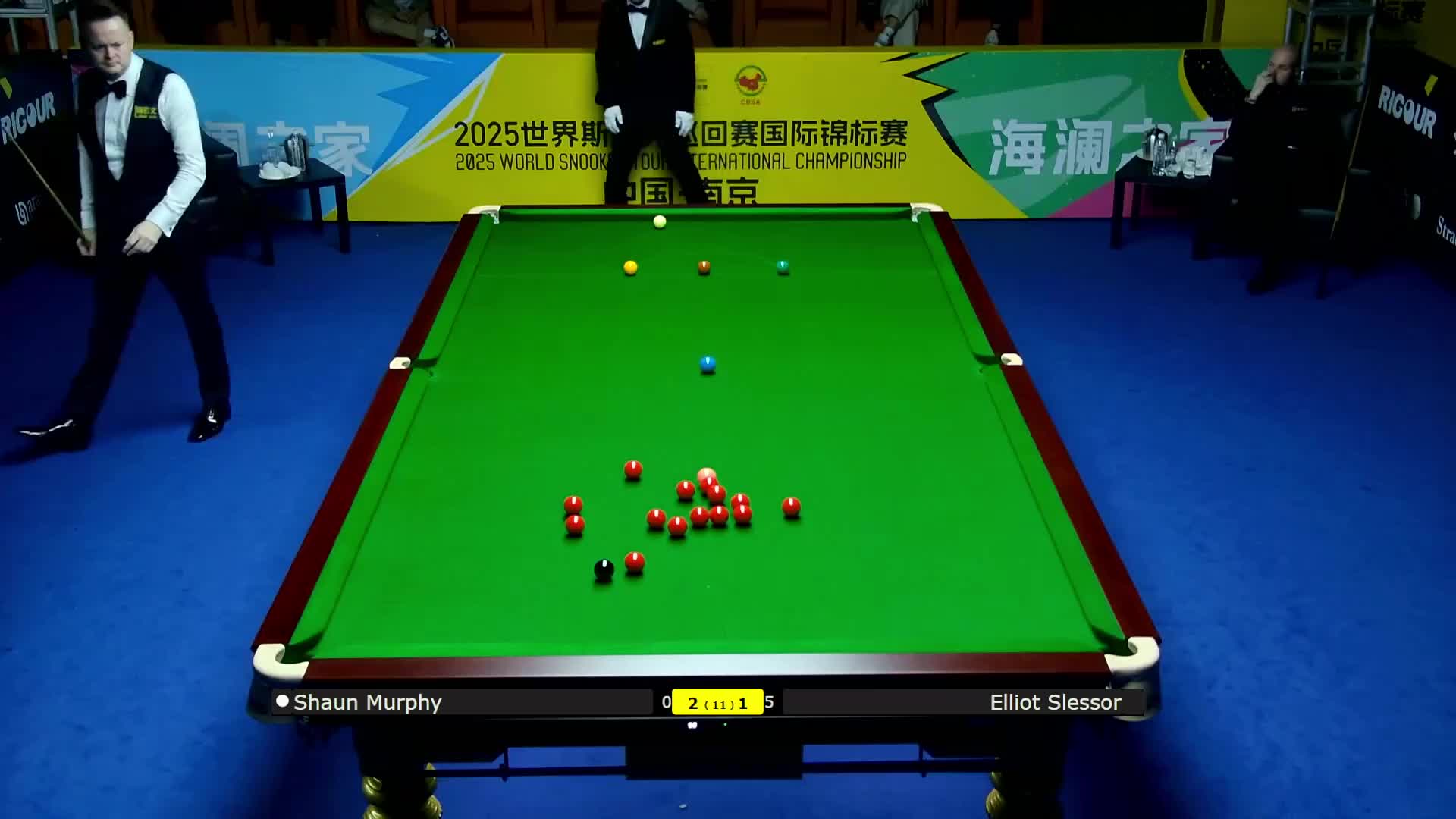 【回放】肖恩·墨菲 VS 艾利奥特·斯莱瑟  2025斯诺克国际锦标赛  清流