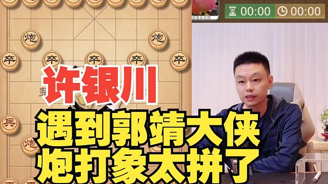 许银川遇到郭靖，炮打象太拼了