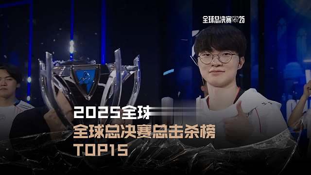 全球总决赛总击杀榜TOP15（数据截止至2025年11月3日）