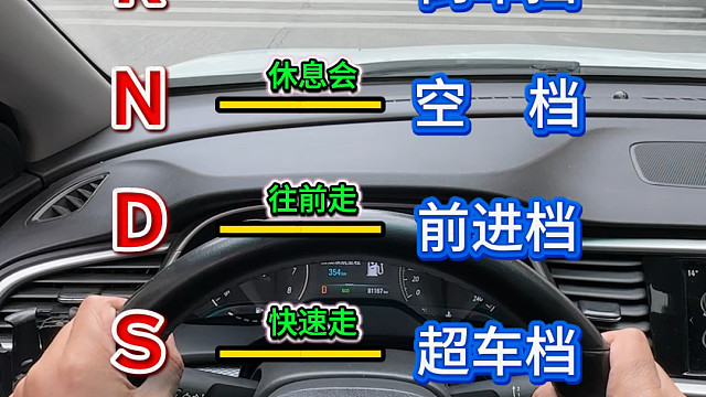 自动挡P/R/N/D/S/L啥意思？老司机1分钟讲透核心作用！