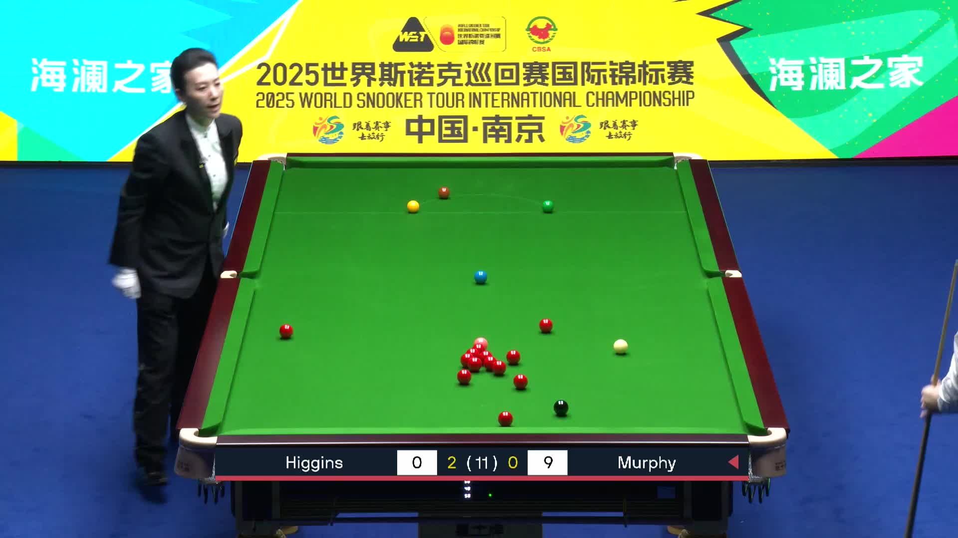 扎克·苏尔蒂 VS  斯蒂芬·马奎尔  2025斯诺克国际锦标赛  第三局