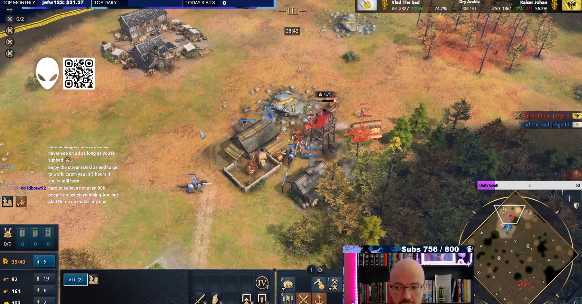 帝国时代4，日本刚上3，防神罗打金矿，demu用日本侦查 金马防神罗打金矿