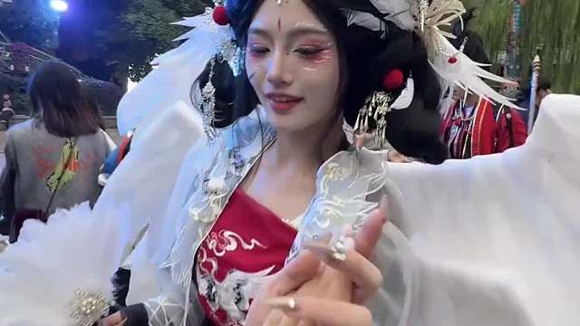 在杭州宋城的一天像是穿越啦