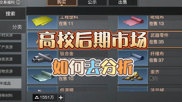 明日之后：如何分析高校后期市场