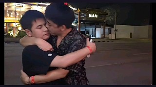 【張開(kāi)朗】集夢(mèng)會(huì)長(zhǎng)和張開(kāi)朗大街上親熱！