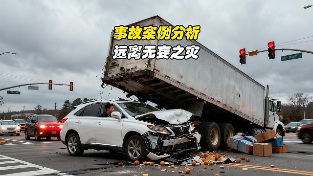 远离无妄之灾，红色宝马绝望的瞬间，驾驶员必看的避险技巧