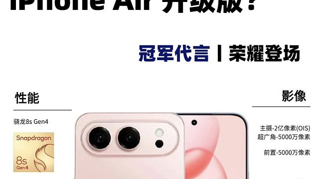 荣耀500新品参数提前曝光，看完你心动了吗