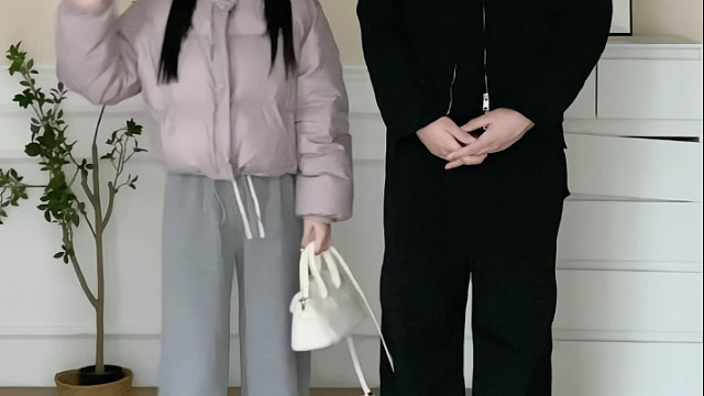 又甜又韩的秋冬搭配来啦！