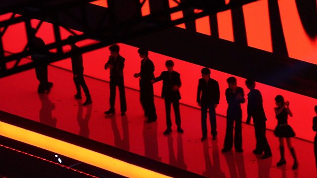 竞男扫腿舞 没拍到扫腿版【旁边的姐妹 我给拍到九尾了】