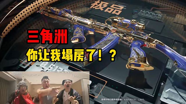 我塌房了！一口干出3个极品砖皮！三角洲我让你亏到坐公交！