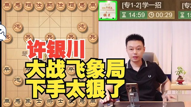 许银川大战飞象局，下手太狠了