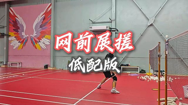 虽然杀球还是轻飘飘，但是网前还是要继续练的！万一哪天我能一步后退跳杀了呢！