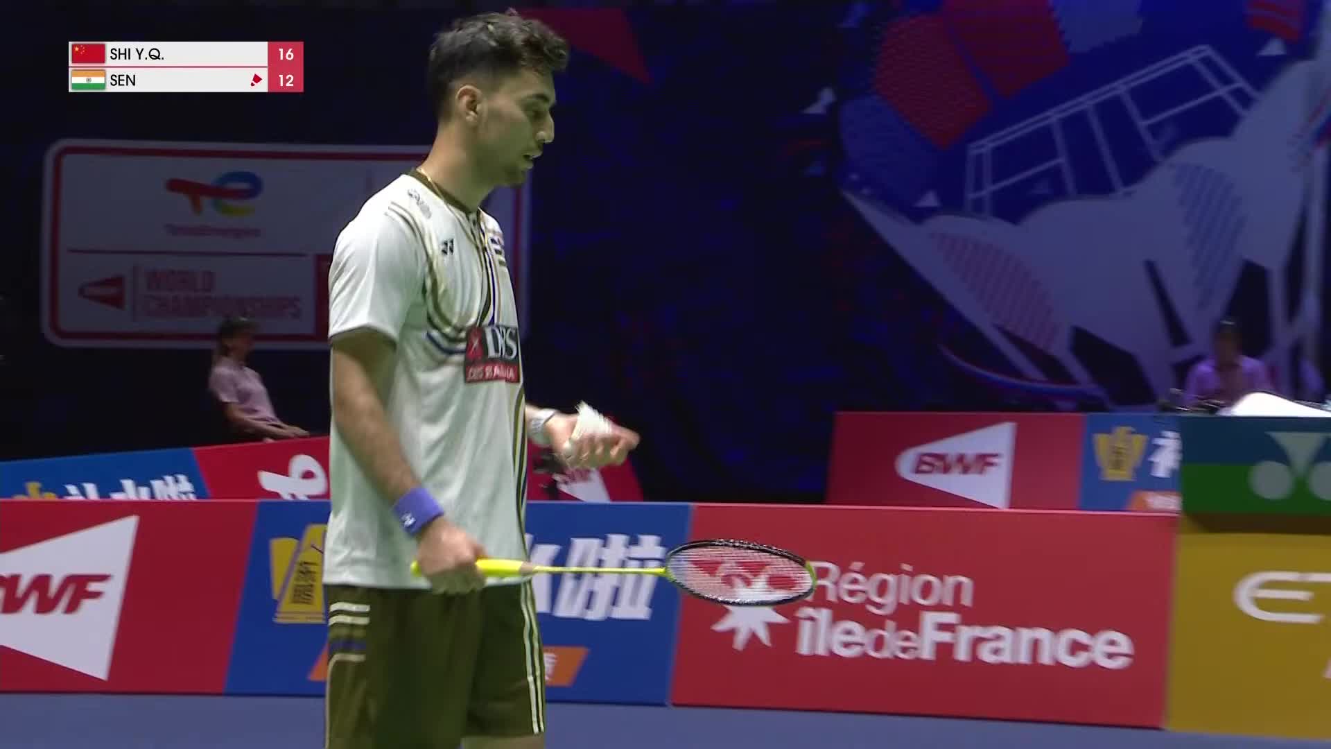 2025 世锦赛 首轮 男单 石宇奇(中国)① vs 拉克什亚(印度) 1