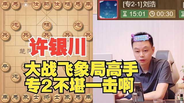 许银川大战飞象局，专2不堪一击啊
