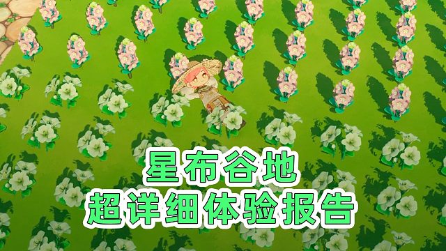 【星布谷地】一测超详细体验汇报，全方位介绍这款游戏！到底适不适合你？