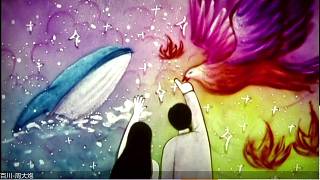 情深哥送吖吖的沙畫