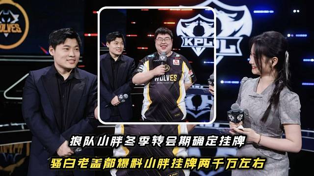 狼队小胖冬季转会期确定挂牌，骚白老盖都爆料狼队给小胖挂牌报价两千万左右，能买得起小胖的也就只有北京J