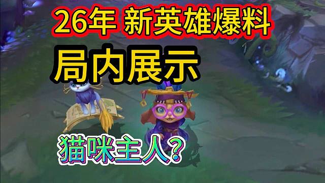 【猫咪主人即将上线】明年新英雄局内爆料，诺拉是兔子？LOL手游