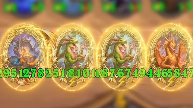 刷了一整局的法术！养出近百万红色巨龙！