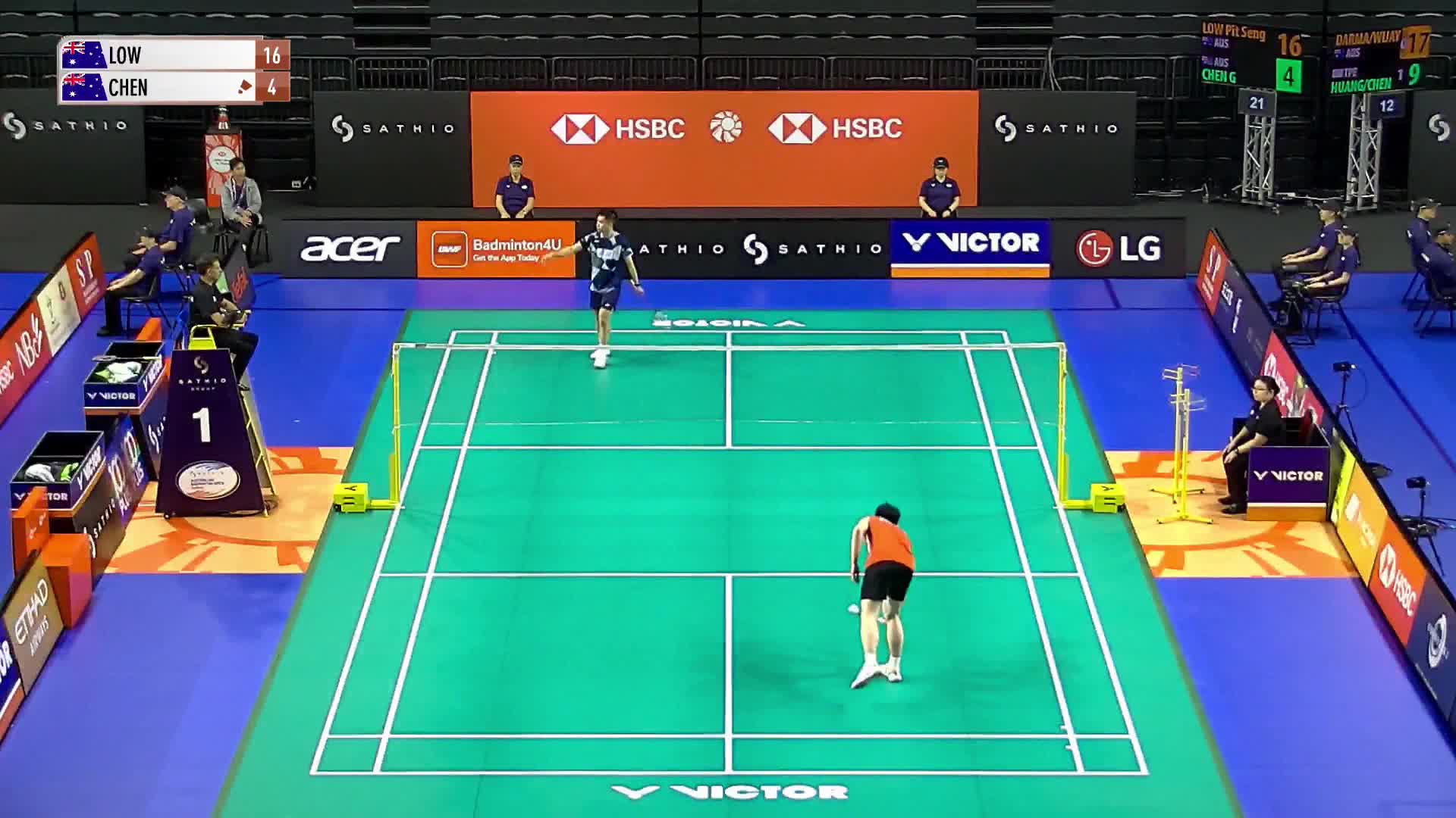 男单 罗必胜vs山姆·袁 2025澳大利亚羽毛球公开赛 清流