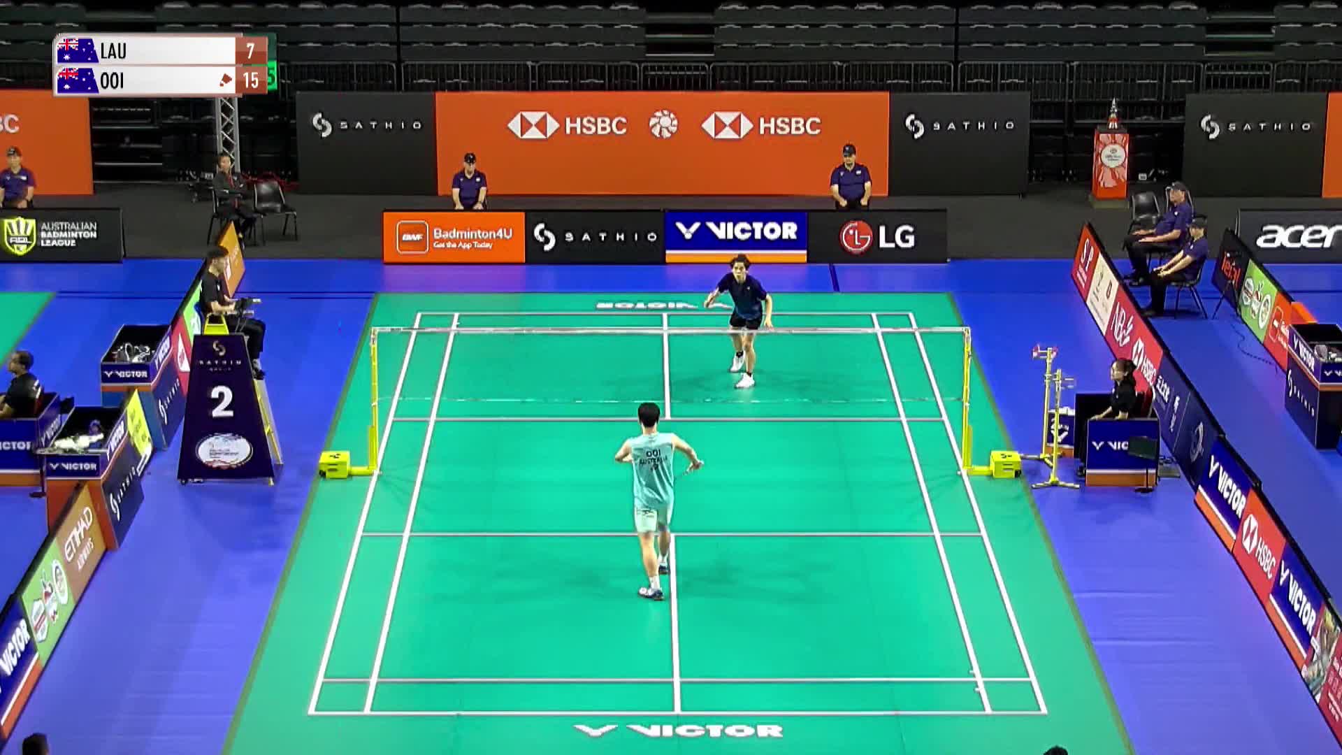 男单	LAUvs阿瑟·黄 2025澳大利亚羽毛球公开赛 清流